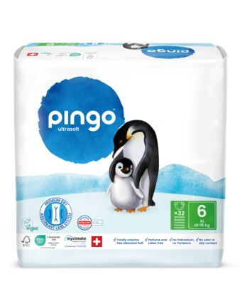 Bio Windeln Nr.6 XL 13-18 Kg Pinguin – Pingo Swiss, A-Nr.: 4846917 - 01