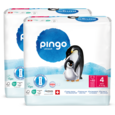 Sie sehen eine Packung Bio Windeln Nr.4 Maxi Jumbo 8-14kg Pinguin – Pingo Swiss, Produktbild: 01 Bio Windeln Nr.4 Maxi Jumbo 8-14kg Pinguin – Pingo Swiss, A-Nr.: 4559589 - 01