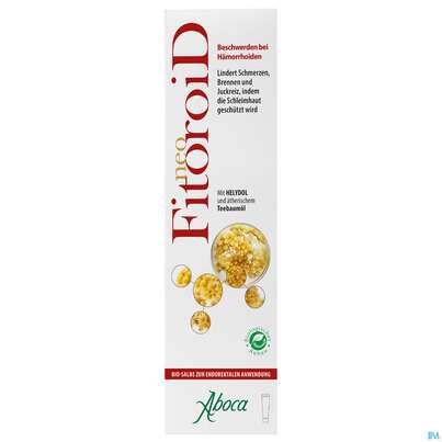 Sie sehen eine Packung Aboca Neofitoroid Bio Salbe Tube Haemorrhoiden Ab 12j. 40ml, Produktbild: 01 Aboca Neofitoroid Bio Salbe Tube Haemorrhoiden Ab 12j. 40ml, A-Nr.: 5571954 - 01