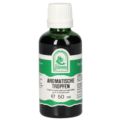 Sie sehen eine Packung AROMATISCHE TROPFEN 50 ML, Produktbild: 01 AROMATISCHE TROPFEN 50 ML, A-Nr.: 4800105 - 01