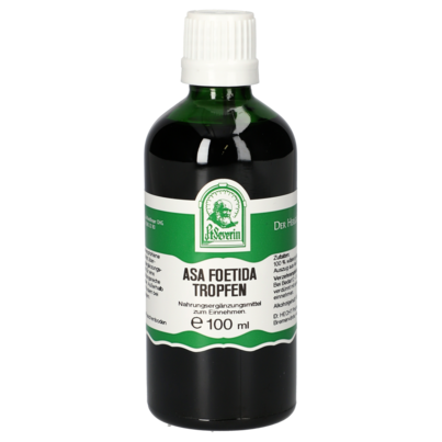 Sie sehen eine Packung ASA FOETIDA TROPFEN 100 ML, Produktbild: 01 ASA FOETIDA TROPFEN 100 ML, A-Nr.: 5181963 - 01