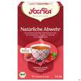 Sie sehen eine Packung Yogi Tea Bio Natuerliche Abwehr 17st, Produktbild: 01 Yogi Tea Bio Natuerliche Abwehr 17st, A-Nr.: 5750088 - 01
