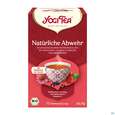 Sie sehen eine Packung Yogi Tea Bio Natuerliche Abwehr 17st, Produktbild: 02 Yogi Tea Bio Natuerliche Abwehr 17st, A-Nr.: 5750088 - 02