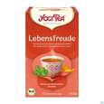 Sie sehen eine Packung Yogi Tea Bio Lebensfreude 30,6g 17st, Produktbild: 02 Yogi Tea Bio Lebensfreude 30,6g 17st, A-Nr.: 5879356 - 02