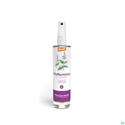 Sie sehen eine Packung Taoasis Hydrolat Pfefferminze Demeter Deutschland 50ml, Produktbild: 01 Taoasis Hydrolat Pfefferminze Demeter Deutschland 50ml, A-Nr.: 5998865 - 01