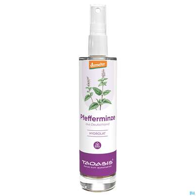 Sie sehen eine Packung Taoasis Hydrolat Pfefferminze Demeter Deutschland 50ml, Produktbild: 02 Taoasis Hydrolat Pfefferminze Demeter Deutschland 50ml, A-Nr.: 5998865 - 02
