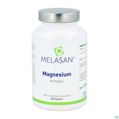 Magnesium Kapseln Komplex -melasan 610mg 180st, A-Nr.: 2673074 - 01