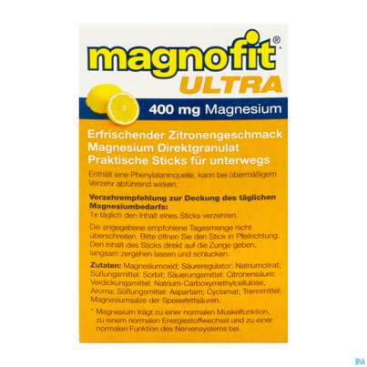 Magnofit Ultra 400mg Stick 30st, A-Nr.: 5833472 - 03