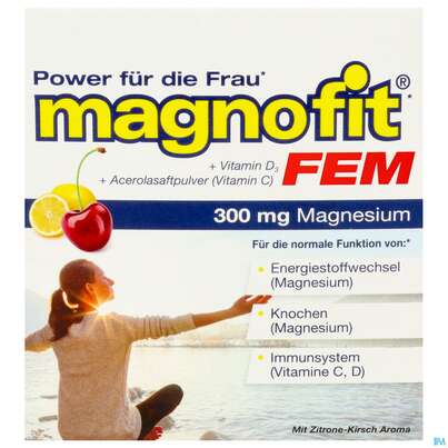 Magnofit Fem 300mg Stick 30st, A-Nr.: 5833503 - 01