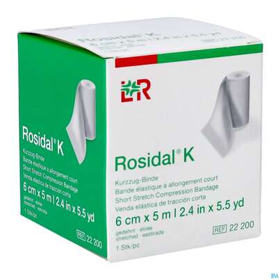 Sie sehen eine Packung Elastische Binden Rosidal Hautfarben Kraeftig 5mx 6cm 1st, Produktbild: 03 Elastische Binden Rosidal Hautfarben Kraeftig 5mx 6cm 1st, A-Nr.: 0472213 - 03