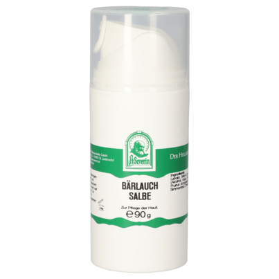 Sie sehen eine Packung BAERLAUCH SALBE 90 G, Produktbild: 01 BAERLAUCH SALBE 90 G, A-Nr.: 5612989 - 01