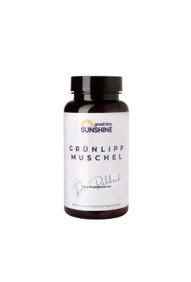 Sie sehen eine Packung Good Day Sunshine – Grünlippmuschel Kapseln – 90 Tage, Produktbild: 01 Good Day Sunshine – Grünlippmuschel Kapseln – 90 Tage, A-Nr.: 5959115 - 01