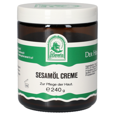 Sie sehen eine Packung SEASAMÖL CREME 240 G, Produktbild: 01 SEASAMÖL CREME 240 G, A-Nr.: 5786287 - 01
