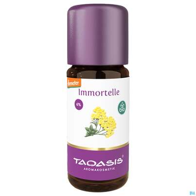 Sie sehen eine Packung Aetherische Oele Taoasis Immortelle 6% In Jojoba 10ml, Produktbild: 02 Aetherische Oele Taoasis Immortelle 6% In Jojoba 10ml, A-Nr.: 5763978 - 02