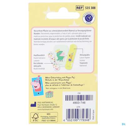 Dermaplast Peppa Pig 3 Groessen P12 12st, A-Nr.: 6006185 - 04