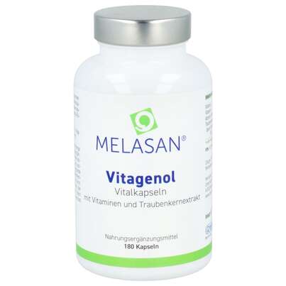 Opc Traubenkern Kapseln Melasan Vitagenol Extrakt 180st, A-Nr.: 2690368 - 02