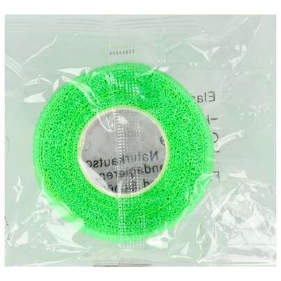 Sie sehen eine Packung Tape Pressotherm/finger-tape Flexibel Kohaesive 2,5cmx 4,5m Neongruen 1st, Produktbild: 03 Tape Pressotherm/finger-tape Flexibel Kohaesive 2,5cmx 4,5m Neongruen 1st, A-Nr.: 4250998 - 03