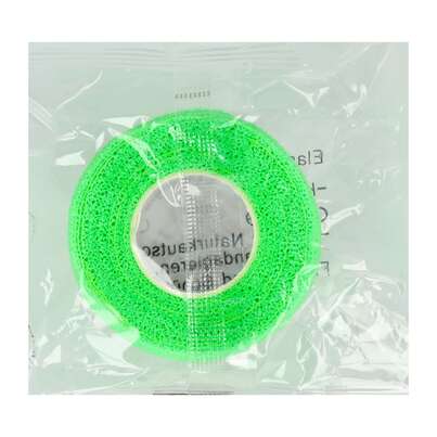 Sie sehen eine Packung Tape Pressotherm/finger-tape Flexibel Kohaesive 2,5cmx 4,5m Neongruen 1st, Produktbild: 04 Tape Pressotherm/finger-tape Flexibel Kohaesive 2,5cmx 4,5m Neongruen 1st, A-Nr.: 4250998 - 04