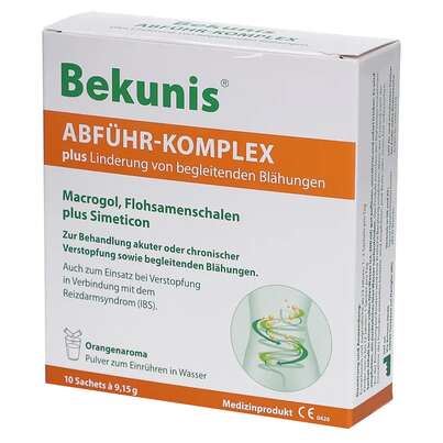 Sie sehen eine Packung Bekunis Abfuehr-komplex Plus Pulver Nr 63 10st, Produktbild: 05 Bekunis Abfuehr-komplex Plus Pulver Nr 63 10st, A-Nr.: 5992354 - 05