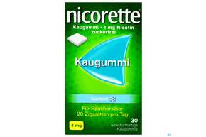 Nicorette Kaugummi Z Raucherentw Icemint 4mg 30st, A-Nr.: 3904245 - 01