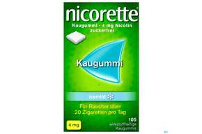 Nicorette Kaugummi Z Raucherentw Icemint 4mg 105st, A-Nr.: 3904251 - 01