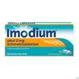Sie sehen eine Packung Imodium Akut Schmelztabl 2mg 10st, Produktbild: 01 Imodium Akut Schmelztabl 2mg 10st, A-Nr.: 3769221 - 01