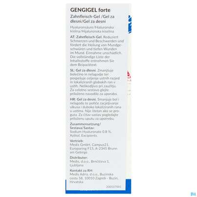Gengigel Mund +zahnfleischpflege Gel Oral Forte 8ml, A-Nr.: 5305000 - 04