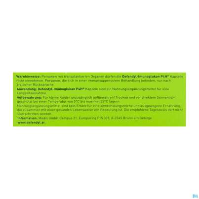 Defendyl Imunoglukan Kapseln 30st, A-Nr.: 4023512 - 06