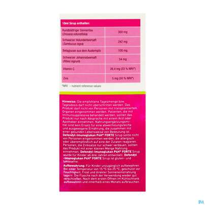 Defendyl Imunoglukan Sirup Forte 100ml, A-Nr.: 5389675 - 03