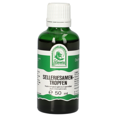 Sie sehen eine Packung SELLERIESAMEN TROPFEN 50 ML, Produktbild: 01 SELLERIESAMEN TROPFEN 50 ML, A-Nr.: 4932864 - 01