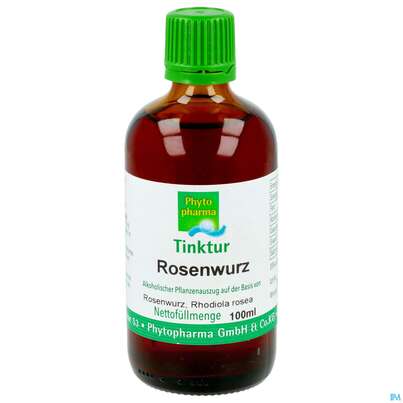 Sie sehen eine Packung Rosenwurz Tinktur Phytopharma 100ml, Produktbild: 05 Rosenwurz Tinktur Phytopharma 100ml, A-Nr.: 4434965 - 05