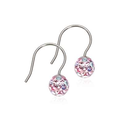 Sie sehen eine Packung Blomdahl Ohrhänger Ball Kristall, Produktbild: 01 Blomdahl Ohrhänger Ball Kristall, A-Nr.: 6019845 - 01