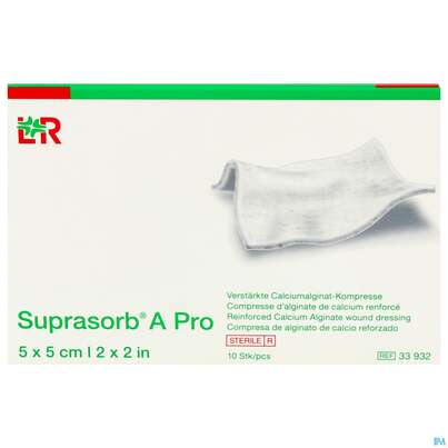 Kompressen Suprasorb A Pro 5x 5cm 33932 10st, A-Nr.: 4554623 - 01
