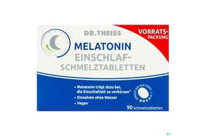 Melatonin Einschlaf-schmelztabl Dr.theiss 90st, A-Nr.: 5876547 - 01