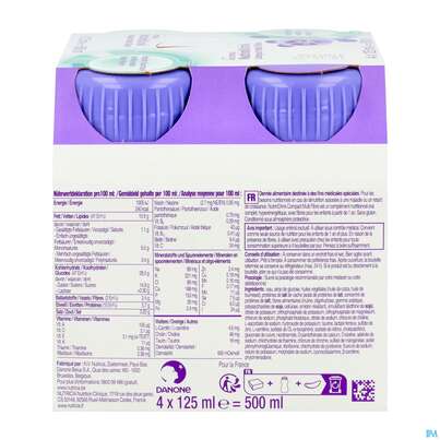 Sie sehen eine Packung Nutrini/drink Flasche Comp Multifibre 125ml Neutral 4st, Produktbild: 03 Nutrini/drink Flasche Comp Multifibre 125ml Neutral 4st, A-Nr.: 5857685 - 03