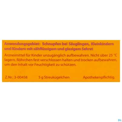 Sie sehen eine Packung Osanit Schnupfenkuegelchen 5g, Produktbild: 05 Osanit Schnupfenkuegelchen 5g, A-Nr.: 6054416 - 05