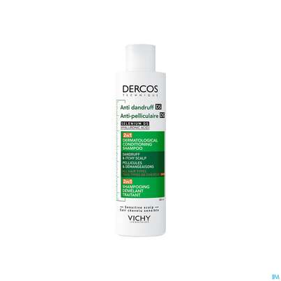 Sie sehen eine Packung Shampoon Vichy/dercos 2in1 Shampoon +conditioner 200ml, Produktbild: 01 Shampoon Vichy/dercos 2in1 Shampoon +conditioner 200ml, A-Nr.: 5847853 - 01