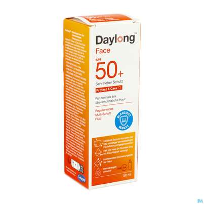 Sonnenprodukte Daylong Protect &amp; Care Multi-schutz Fluid Face Spf50+ 50ml, A-Nr.: 4580537 - 02