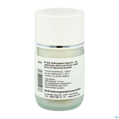 Sie sehen eine Packung Sulforaphan Kapseln -ncm 60st, Produktbild: 04 Sulforaphan Kapseln -ncm 60st, A-Nr.: 4268828 - 04