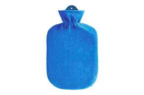 Wärmflasche Fleecebezug blau 2,0L, A-Nr.: 5398438 - 01