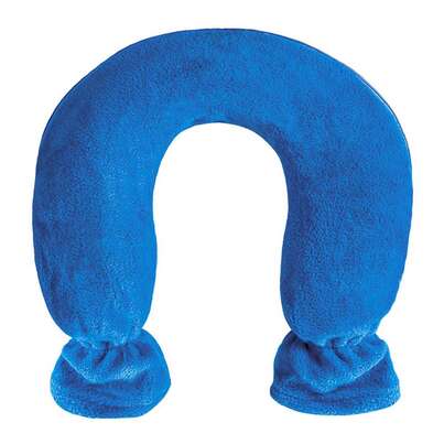 Sie sehen eine Packung Wärmflasche Nacken Fleece blau 1,4L, Produktbild: 01 Wärmflasche Nacken Fleece blau 1,4L, A-Nr.: 5673867 - 01