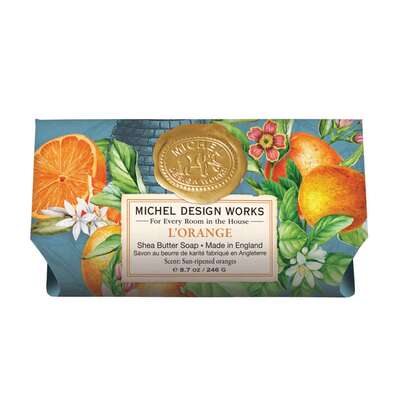 Sie sehen eine Packung Michel Design Works Badeseife L´Orange, Produktbild: 01 Michel Design Works Badeseife L´Orange, A-Nr.: 5965009 - 01