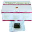 Sie sehen eine Packung MOMOSAN-schwarz steril Woundcleaner 5x5x2cm, 30 Stück, Produktbild: 02 MOMOSAN-schwarz steril Woundcleaner 5x5x2cm, 30 Stück, A-Nr.: 4378706 - 02