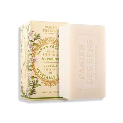 Sie sehen eine Packung Pflanzliche Seife Verveine, Produktbild: 01 Pflanzliche Seife Verveine, A-Nr.: 5917507 - 01