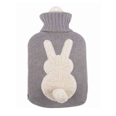 Wärmflasche Strick Öko-Tex Bommel 2,0L, A-Nr.: 5673519 - 01