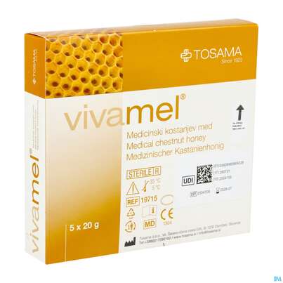 Vivamel Steriler Medizinischer Honig 20g Nr To19715 Tube 5st, A-Nr.: 4023009 - 02