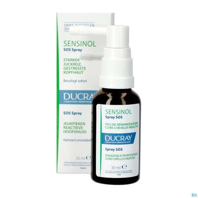 Ducray Sensinol Sos-spray Bei Starkem Juckreiz Gereizter Kopfhaut 30ml, A-Nr.: 5901446 - 12