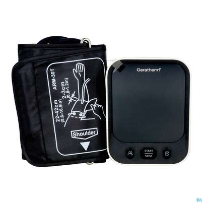 Sie sehen eine Packung Blutdruckmesser Geratherm Oberarm Vivo 1st, Produktbild: 01 Blutdruckmesser Geratherm Oberarm Vivo 1st, A-Nr.: 5887717 - 01