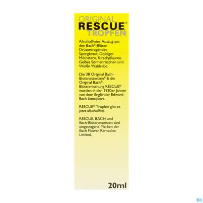 Bachblueten -apopharm 39 Rescue Tropfen 20ml, A-Nr.: 4089149 - 06