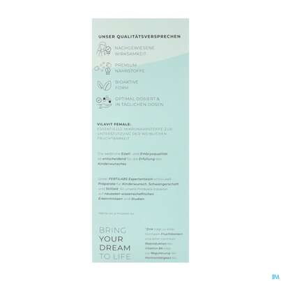 Vilavit Sachet Female Bei Kinderwunsch Foerd- Erung Eizellqualitaet 1pk, A-Nr.: 5916519 - 05